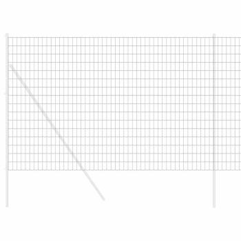 Euro-Zaun Grau 1,5x10 m Stahl