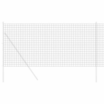 Eurozaun Grau 1,2x25 m Stahl