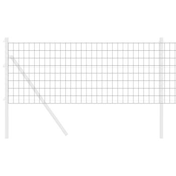 Euro-Zaun Grau 0.6x25 m Stahl