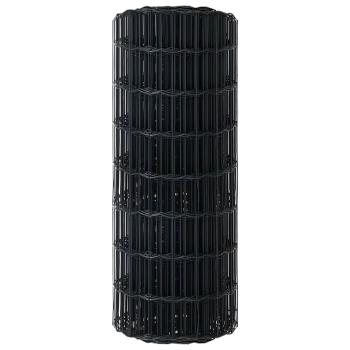 Euro-Zaun Grau 0.6x25 m Stahl