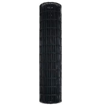 Eurozaun Grau 1,2x25 m Stahl