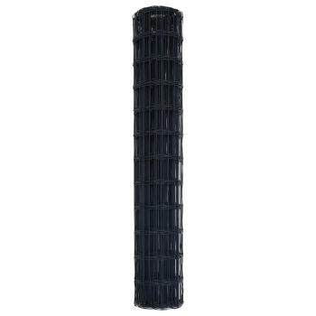 Eurozaun Grau 1,2 x 25 m PVC-beschichtetes Eisen