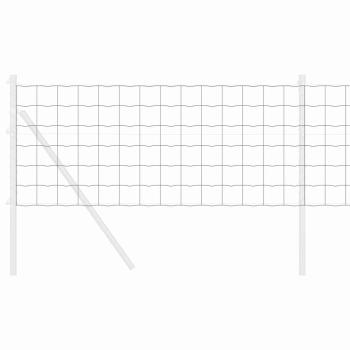 Euro Zaun Grau 0.6x25 m Stahl