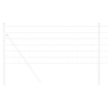 Euro-Zaun 0,6 x 10 m Verzinkter Stahl