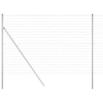 Euro-Zaun 1.6x10 m aus verzinktem Stahl