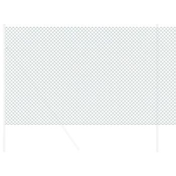 Kettenschnittzaun Grün 1,6 x 10 m Stahl