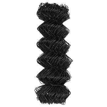 Kettengliederzaun Grau 0.6x25 m Stahl