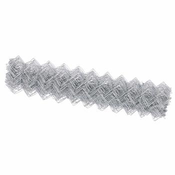 Maschendrahtzaun 10 x 1 m Verzinkter Stahl Silber