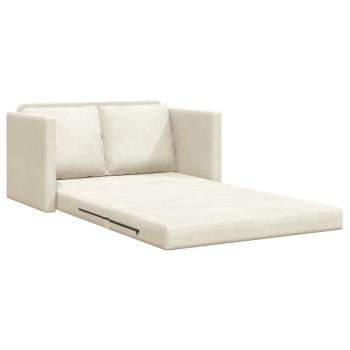Loveseat 2-Sitzer Creme Stoff, Holz 2-Sitzer Platz für mehrere
