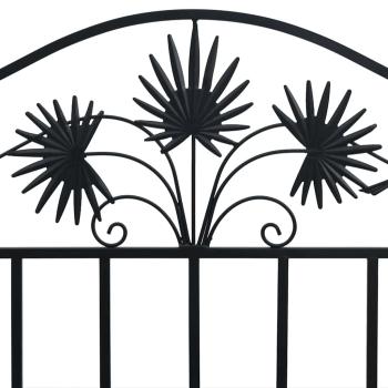 Vintage Metallbank Schwarz Pulverbeschichteter Stahl Standard