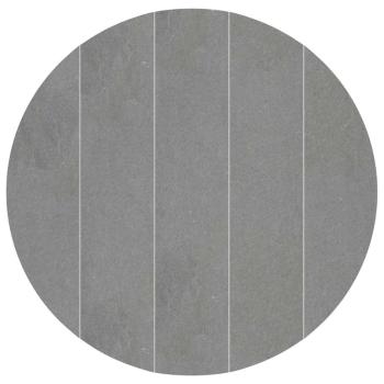 Runde Poolabdeckung Hellgrau Polyethylen Ø 610 cm