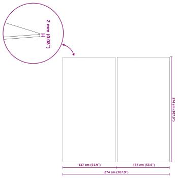 Quadratische Poolabdeckung Hellgrau Polyester 274 x 274 cm