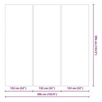 Quadratische Poolabdeckung Hellgrau Polyethylen 396 x 396 cm