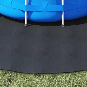 Runde Poolabdeckung Schwarz Polyethylen Ø 306 cm