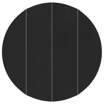 Runde Poolabdeckung Schwarz Kunststoff Ø 458 cm Poolabdeckung