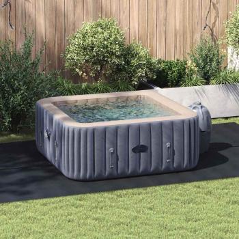 ARDEBO.de - Rechteckige Poolabdeckung Schwarz Kunststoff 420 x 220 cm