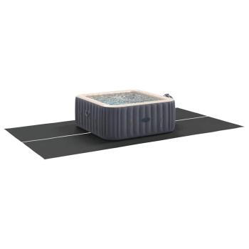Rechteckige Poolabdeckung Schwarz Kunststoff 420 x 220 cm