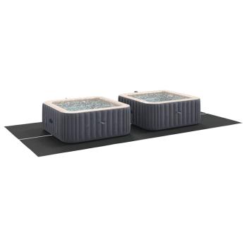 Rechteckige Poolabdeckung Schwarz Polyethylen 500 x 250 cm