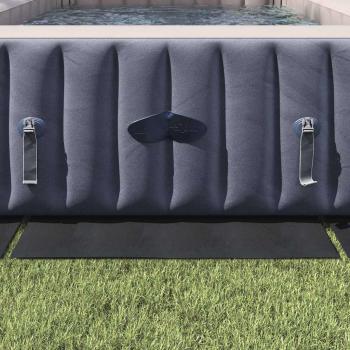Rechteckige Poolabdeckung Schwarz Polyethylen 550 x 280 cm