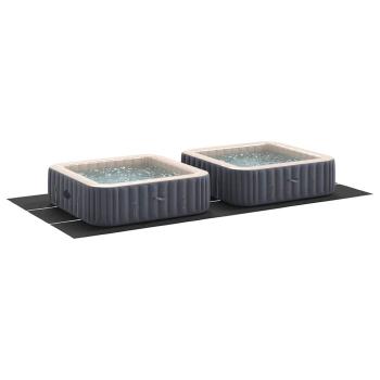 Rechteckige Poolabdeckung Schwarz Polyethylen 640 x 321 cm