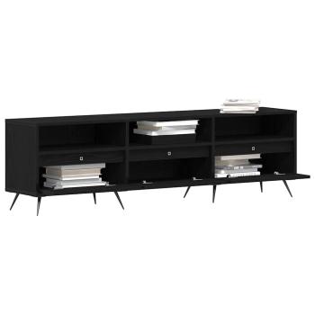 TV-Schrank Schwarz 150x30x44,5 cm Holzwerkstoff