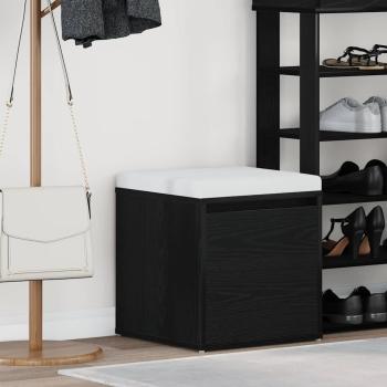 ARDEBO.de - Box Drawer Schwarz Eiche 40,5x40x40 cm Holzwerkstoff