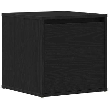 Box Drawer Schwarz Eiche 40,5x40x40 cm Holzwerkstoff