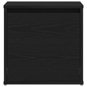 Box Drawer Schwarz Eiche 40,5x40x40 cm Holzwerkstoff