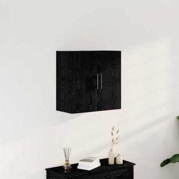 ARDEBO.de - Wandschrank Schwarz Eiche 60x31x60 cm Holzwerkstoff