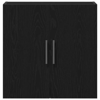 Wandschrank Schwarz Eiche 60x31x60 cm Holzwerkstoff