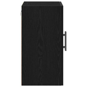 Wandschrank Schwarz Eiche 60x31x60 cm Holzwerkstoff