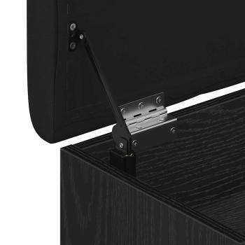 Aufbewahrungsbank Schwarz Eiche 60x30x48 cm Ingenie Holz