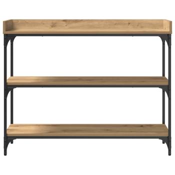 Konsolentisch Artisan Eiche 100x30x80 cm Holzwerkstoff & Stahl
