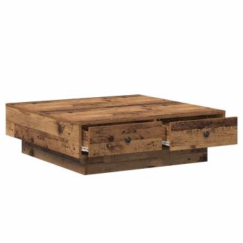 Couchtisch Altes Holz Recyceltes Holz 90 x 90 x 28 cm