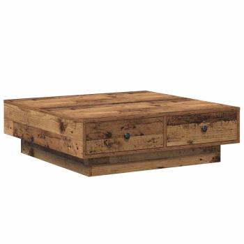 Couchtisch Altes Holz Recyceltes Holz 90 x 90 x 28 cm