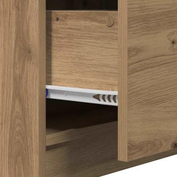 Waschbeckenunterschrank Artisan-Eiche 59x37x59 cm Holzwerkstoff