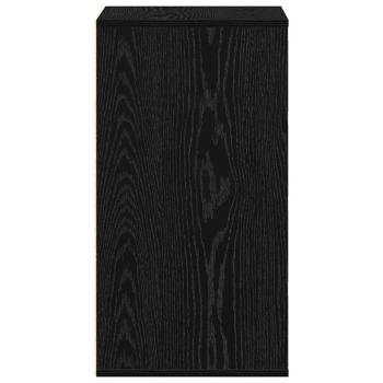Eck-Kommode Schwarz Eiche 40x41x76 cm Holzwerkstoff