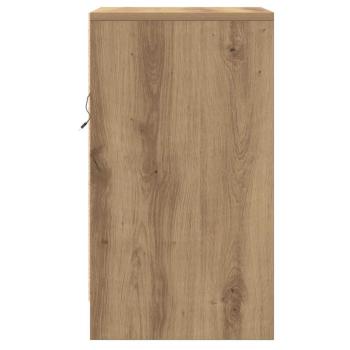 Nachttisch mit LED-Lichtern Artisan Eiche Spanplatte