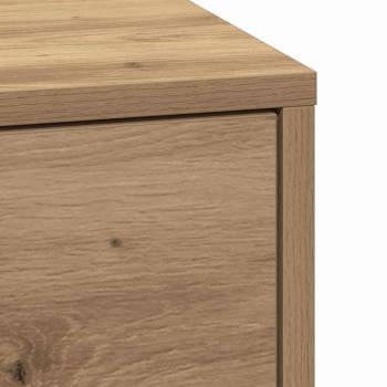 Nachttisch mit LED-Lichtern Artisan Eiche Spanplatte