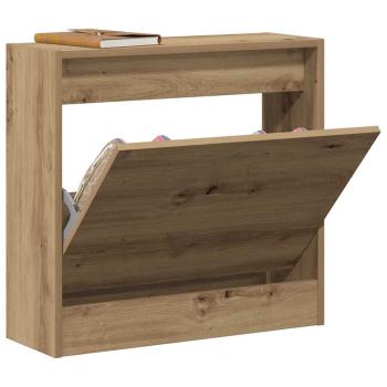 Schuhschrank Artisan Eiche 60x21x57 cm Holzwerkstoff