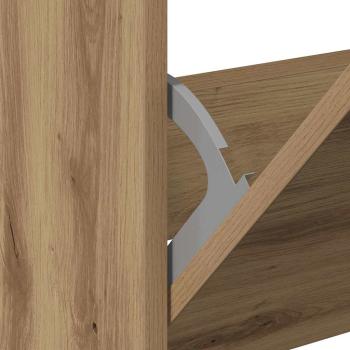 Schuhschrank Artisan Eiche 80x21x125,5 cm Holzwerkstoff