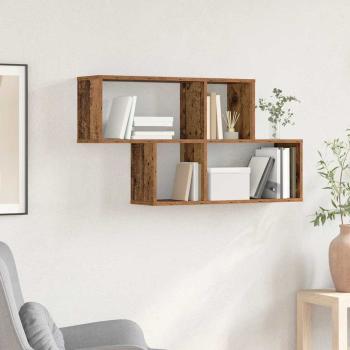 ARDEBO.de - Wandregal Altholz 100x20x53 cm