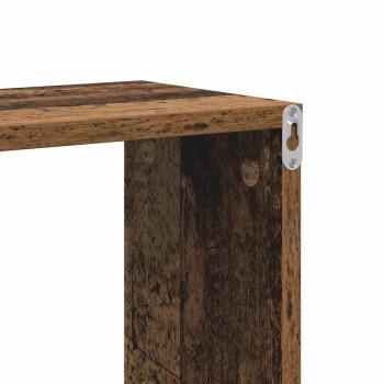 Wandregal Altholz 100x20x53 cm