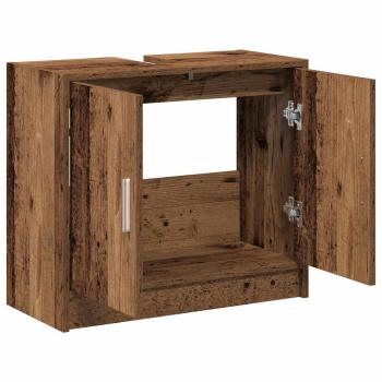 Waschbecken-Schränke Altes Holz 63x29x55 cm