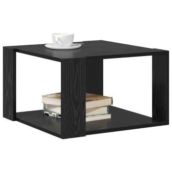 Couchtisch Schwarz Eiche 51,5x51,5x30 cm Holzwerkstoff