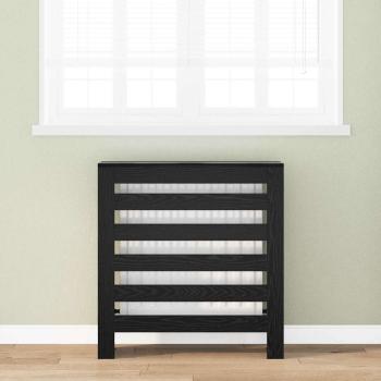 ARDEBO.de - Heizungsabdeckung Schwarze Eiche 78x20x82 cm Holzwerkstoff