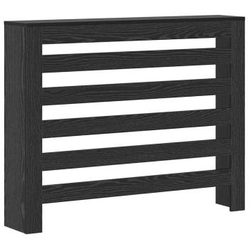 Heizkörperabdeckung Schwarze Eiche 104x20x82 cm Holzwerkstoff