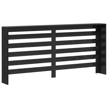 Heizkörperabdeckung Schwarze Eiche 175x20x82 cm Technisch bearbeitetes Holz