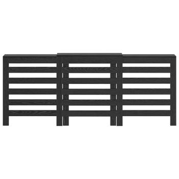 Schwarzes Eichen-Radiatorcover Schwarze Eiche Massivholz Eiche