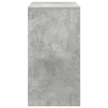Computertisch Beton Grau Spanplatte mit Beton-Look 70 x 40 x 76 cm